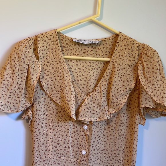 EUC Christy Dawn Daisy Dress in Honey Ditsy S - Picture 4 of 4